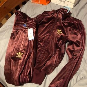 Adidas Velvet Tracksuit